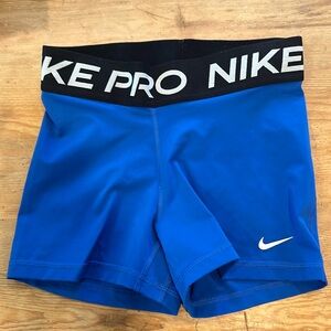 Nike Pro Womens S Blue